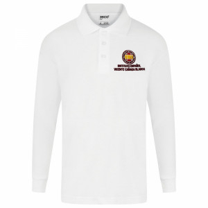 Vicente Canada Blanch Long Sleeve Polo Shirt (White)