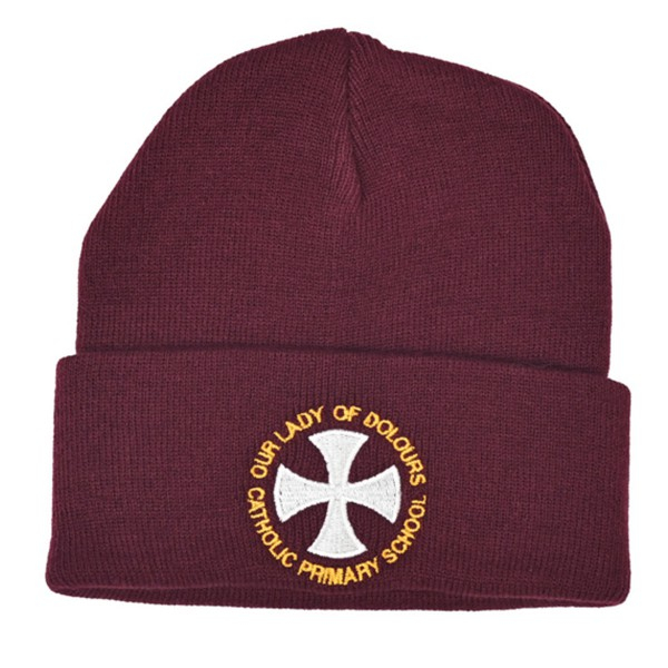Our Lady of Dolours Winter Hat (Maroon)